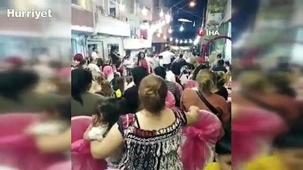  İstanbul’da dansözlü düğün eğlencesinde “pes” dedirten görüntüler