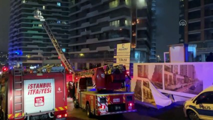 İstanbul'da lüks rezidansta büyük yangın!