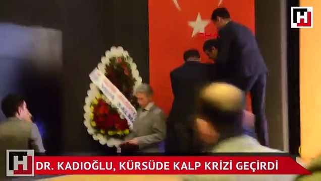 Göç İdaresi İletişim Dairesi Başkanı Dr. Kadıoğlu, kürsüde kalp krizi geçirdi
