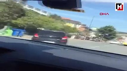 Üsküdar'da drift yapan trafik magandaları yakalandı