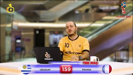 Uruguay-Fransa TEK MAÇ iddaa tahminleri - 6 Temmuz 2018