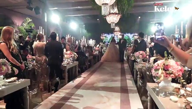 İş politaka ve sanat dünyasını buluşturan düğün