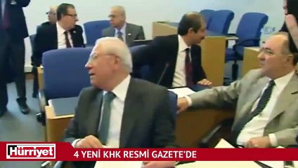 4 yeni KHK Resmi Gazete’de