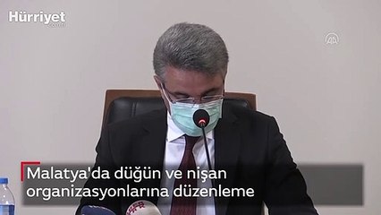 Malatya'da düğün ve nişan organizasyonlarına düzenleme