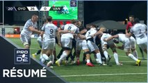 PRO D2 - Résumé Oyonnax Rugby-RC Vannes: 56-7 - J07 - Saison 2022/2023