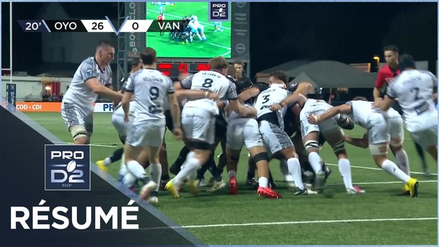 PRO D2 - Résumé Oyonnax Rugby-RC Vannes: 56-7 - J07 - Saison 2022/2023