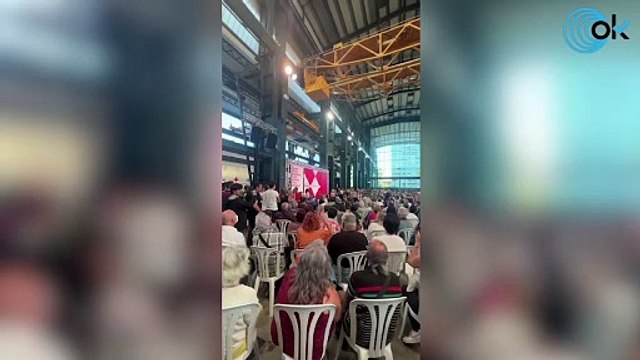 Comunistas del Frente Obrero vuelven a reventar un acto de Yolanda Díaz: «¡Eres una hipócrita!»