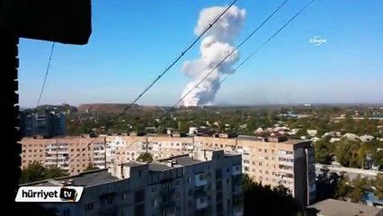 Donetsk’te kimya fabrikası havaya uçtu