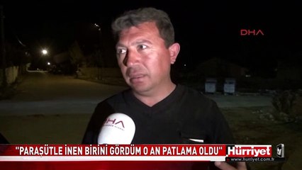 YARALI PİLOTA İLK MÜDAHELEYİ YAPAN KİŞİ O ANLARI ANLATTI