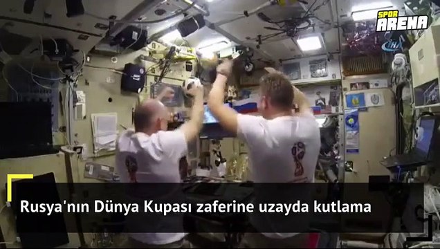 Rusya'nın Dünya Kupası zaferine uzayda kutlama!