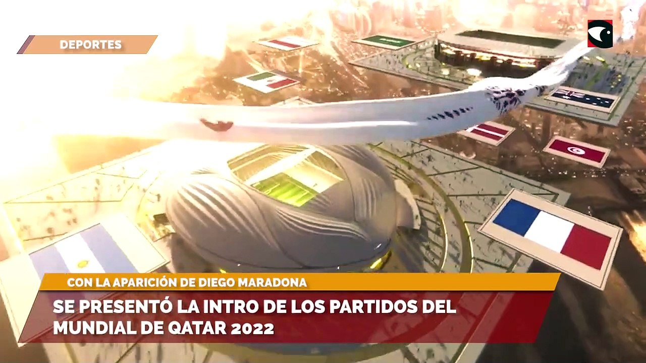Se presentó la intro de los partidos del Mundial de Qatar 2022