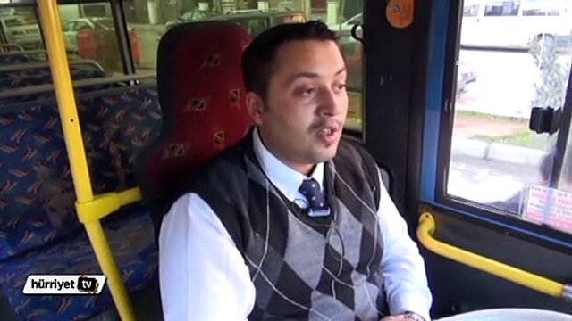 Görme engelliler için yapılan sarı şerit yoluna otobüs durağı yapıldı