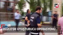 Düzce’de uyuşturucu operasyonu...Şüphelilerin yakınları basın mensuplarına saldırdı