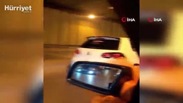 İstanbul’da silahlı, patinajlı ve kuralsız düğün konvoyu terörü kamerada