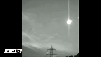 Nikaragua'ya düşen meteor böyle görüntülendi