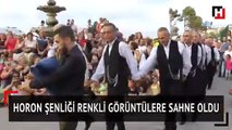 Horon şenliği renkli görüntülere sahne oldu