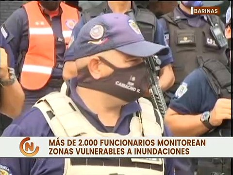Más de 2 mil funcionarios de Zodi de Barinas desplegados monitorean las zonas vulnerables a inundaciones