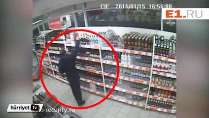 Market hırsızının hazin sonu!