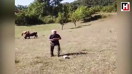 Video of Turkish villager who sees drone for first time goes viral