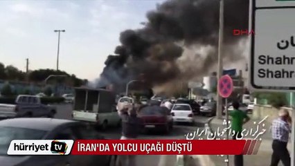 İran'da yolcu uçağı düştü