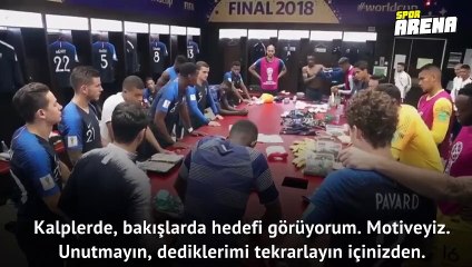 Pogba'nın final konuşması takdir topladı!
