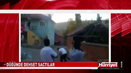 İNSANLARA ALDIRMADAN ETRAFA ATEŞ AÇTILAR