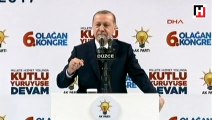 Erdoğan: Hayır kampanyasında arkadaşlarımızın olması bizi üzdü