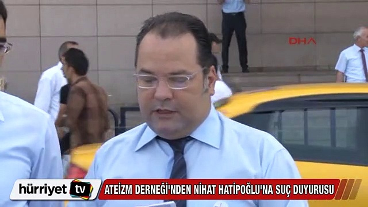 Nihat Hatipoğlu'na suç duyurusu