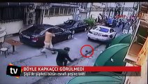 Şişli'de kapkaçcı bütün esnafı peşine taktı