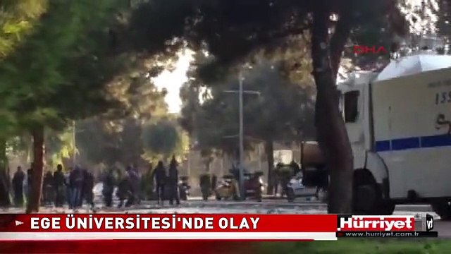 İZMİR EGE ÜNİVERSİTESİ'NDE OLAY