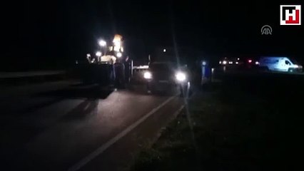 Kamyondan düşen varillerde kimyasal inceleme