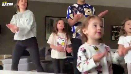 Falcao ve ailesinin keyfi yerinde