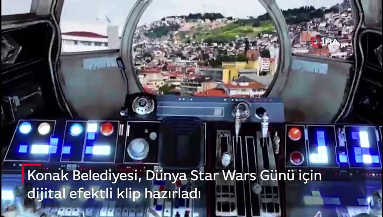 Konak Belediyesi, Dünya Star Wars Günü için dijital efektli klip hazırladı