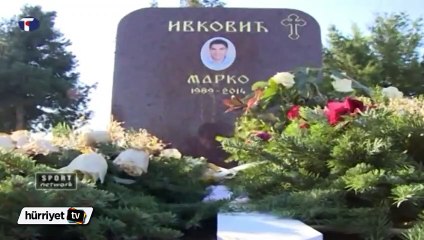 Galatasaray Başkanı Yarsuvat Ivkovic'in mezarını ziyaret etti