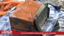 Hatay'da düşen uçakla ilgili flaş gelişme