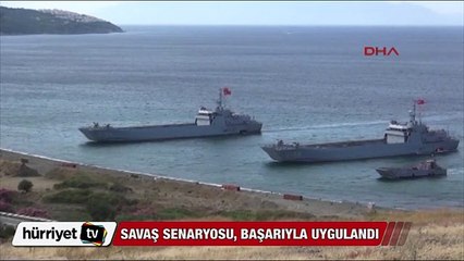 Efes 2014 tatbikatından müthiş görüntüler