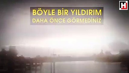 İmzayı andıran yıldırım dikkat çekiyor