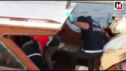 Ege Denizinde yata uyuşturucu operasyonu