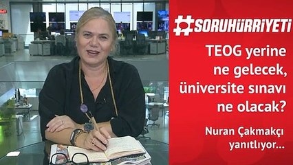 #SoruHürrriyeti - TEOG yerine ne gelecek, üniversite sınavı ne olacak?