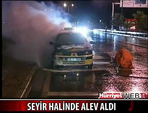 EKMEK TEKNESİ ALEV ALEV YANDI