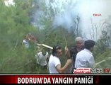 BODRUM'DA ORMAN YANGINI KORKUTTU