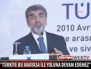 TÜRKİYE BU ANAYASAYLA YOLUNA DEVAM EDEMEZ