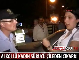 ALKOLLÜ SÜRÜCÜ ÇİLEDEN ÇIKARDI