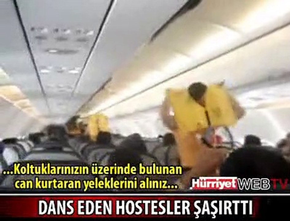 DANS EDEN HOSTESLER ŞAŞIRTTI