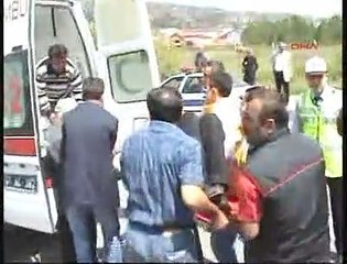 YARALILAR YERLERE SAÇILDI