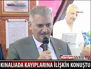 KINALIADA KAYIPLARIYLA İLGİLİ KONUŞTU