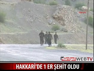 ÇUKURCA'DA MAYINLI TUZAK: 1 ŞEHİT
