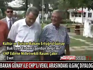 BAKAN GÜNAY'LA CHP'Lİ VEKİLİN DİYALOĞU