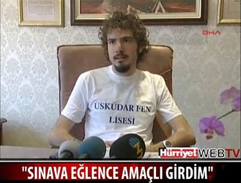 SINAVA EĞLENCE AMAÇLI GİRDİM