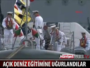 AÇIK DENİZ EĞİTİMİNE UĞURLANDILAR